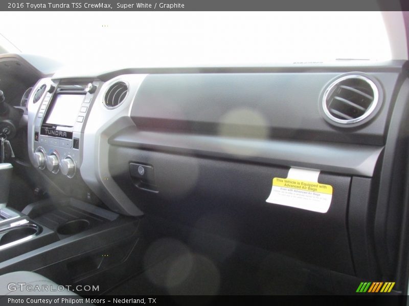 Super White / Graphite 2016 Toyota Tundra TSS CrewMax