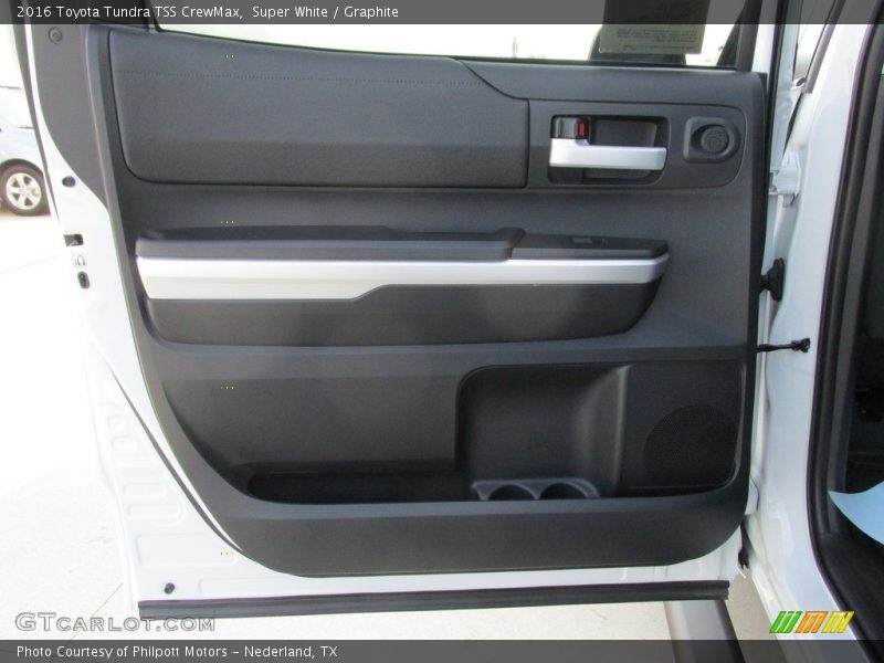 Super White / Graphite 2016 Toyota Tundra TSS CrewMax