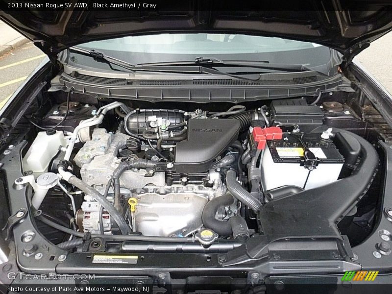 Black Amethyst / Gray 2013 Nissan Rogue SV AWD