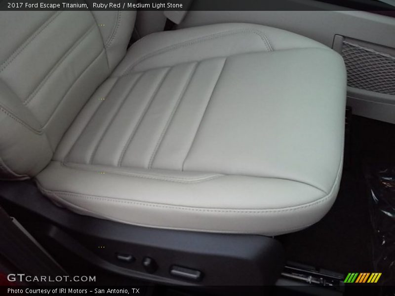 Ruby Red / Medium Light Stone 2017 Ford Escape Titanium