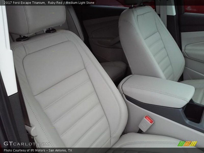 Ruby Red / Medium Light Stone 2017 Ford Escape Titanium