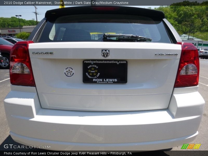 Stone White / Dark Slate Gray/Medium Graystone 2010 Dodge Caliber Mainstreet
