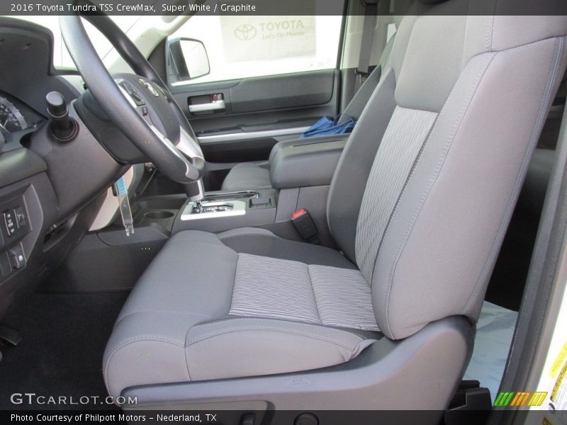 Super White / Graphite 2016 Toyota Tundra TSS CrewMax