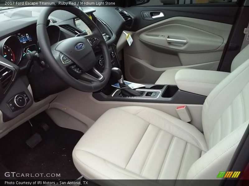 Ruby Red / Medium Light Stone 2017 Ford Escape Titanium