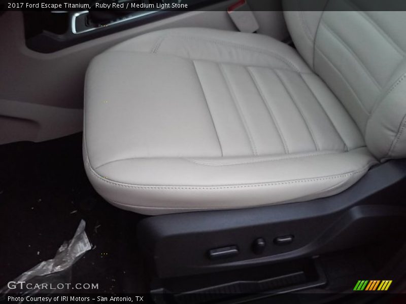 Ruby Red / Medium Light Stone 2017 Ford Escape Titanium