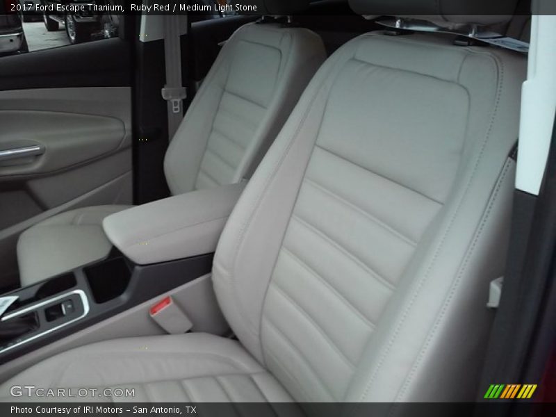 Ruby Red / Medium Light Stone 2017 Ford Escape Titanium