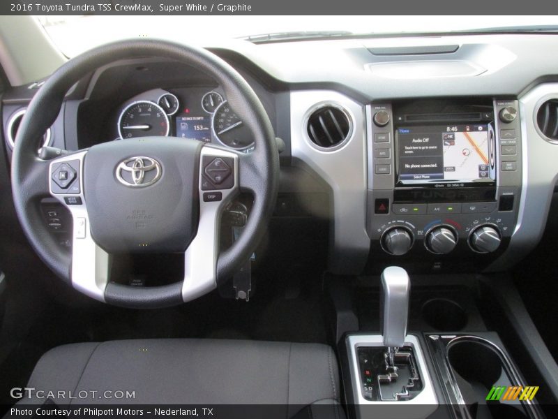 Super White / Graphite 2016 Toyota Tundra TSS CrewMax