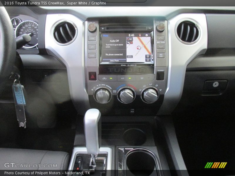 Super White / Graphite 2016 Toyota Tundra TSS CrewMax