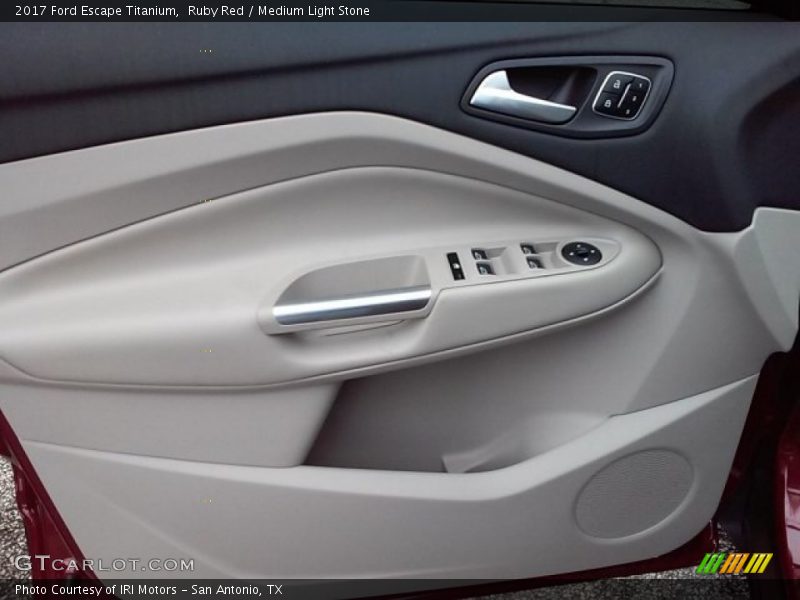 Ruby Red / Medium Light Stone 2017 Ford Escape Titanium