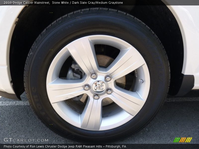 Stone White / Dark Slate Gray/Medium Graystone 2010 Dodge Caliber Mainstreet