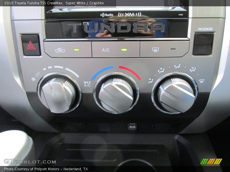 Super White / Graphite 2016 Toyota Tundra TSS CrewMax