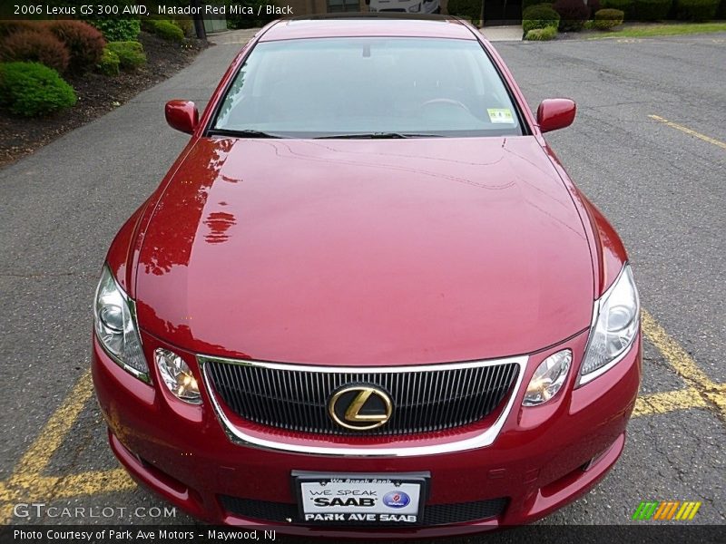 Matador Red Mica / Black 2006 Lexus GS 300 AWD