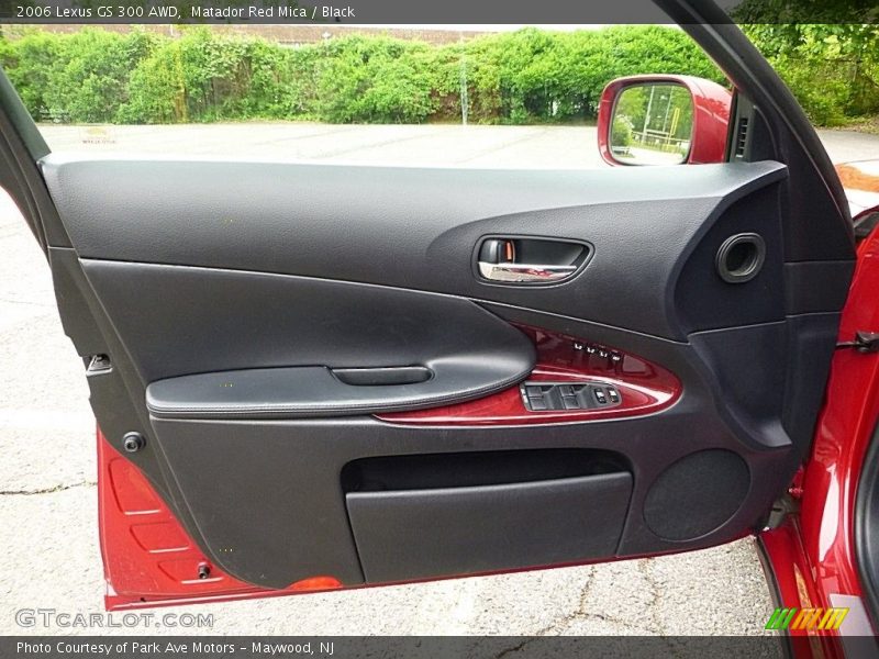 Matador Red Mica / Black 2006 Lexus GS 300 AWD