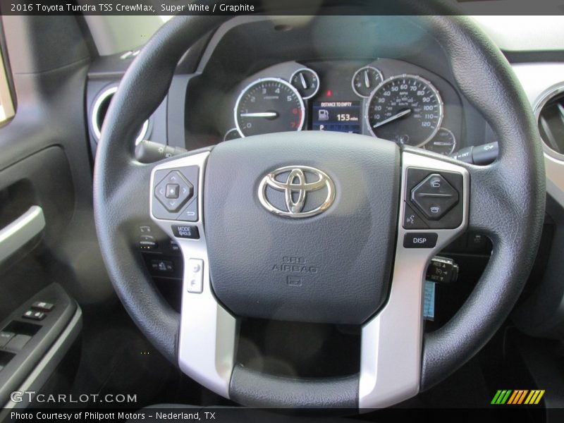 Super White / Graphite 2016 Toyota Tundra TSS CrewMax