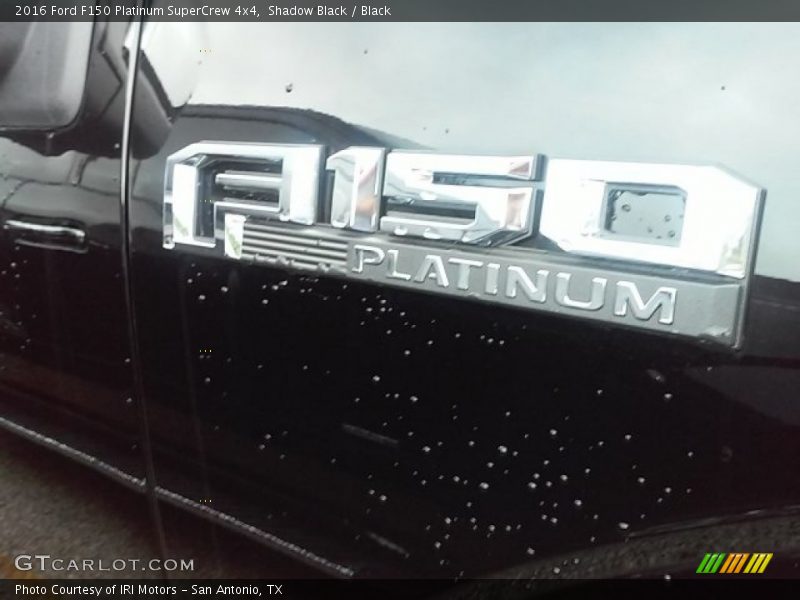 Shadow Black / Black 2016 Ford F150 Platinum SuperCrew 4x4