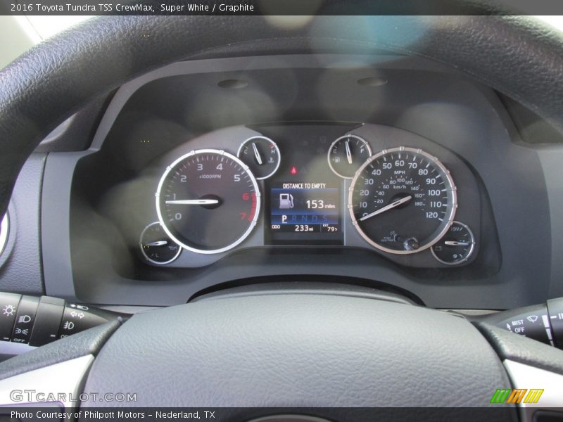 Super White / Graphite 2016 Toyota Tundra TSS CrewMax