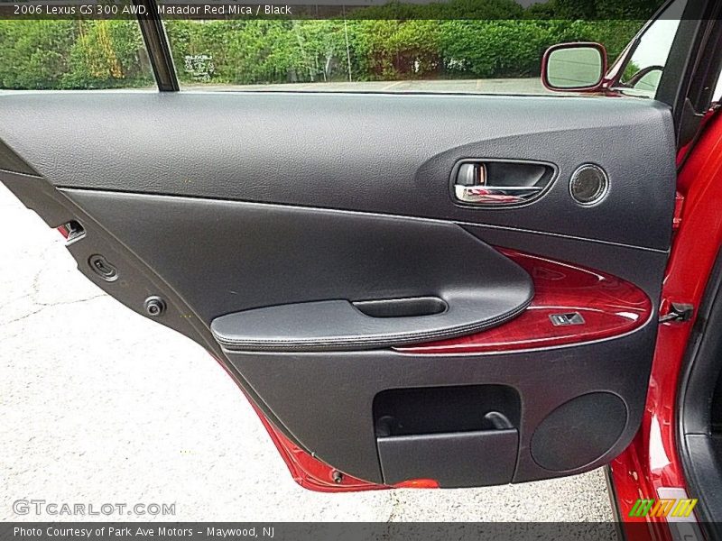Matador Red Mica / Black 2006 Lexus GS 300 AWD