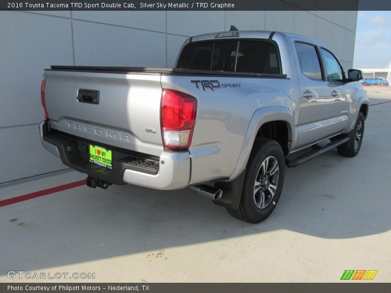 Silver Sky Metallic / TRD Graphite 2016 Toyota Tacoma TRD Sport Double Cab