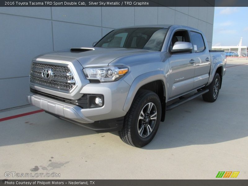 Silver Sky Metallic / TRD Graphite 2016 Toyota Tacoma TRD Sport Double Cab