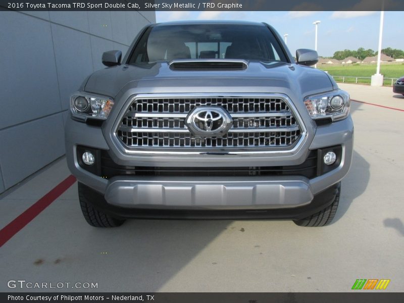 Silver Sky Metallic / TRD Graphite 2016 Toyota Tacoma TRD Sport Double Cab