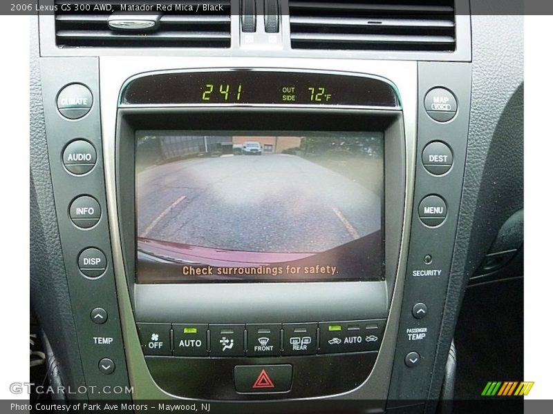 Matador Red Mica / Black 2006 Lexus GS 300 AWD