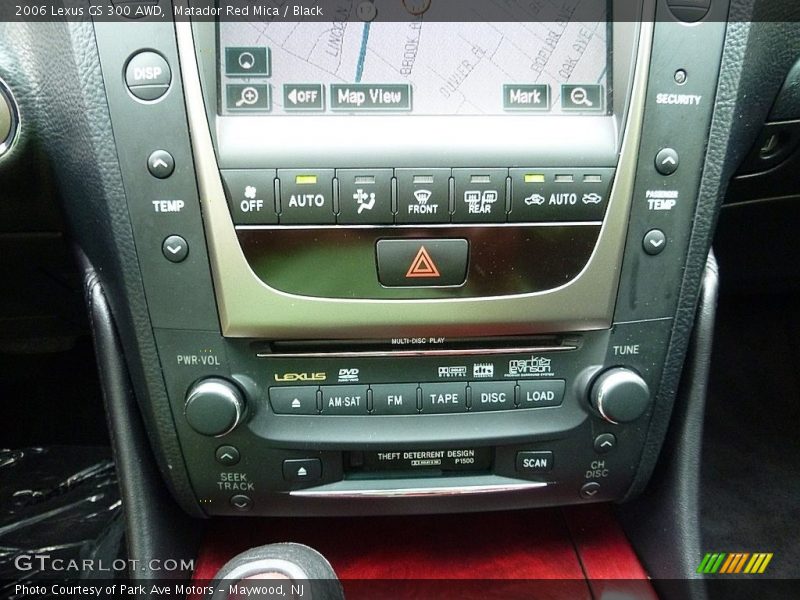 Matador Red Mica / Black 2006 Lexus GS 300 AWD