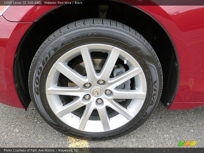 Matador Red Mica / Black 2006 Lexus GS 300 AWD