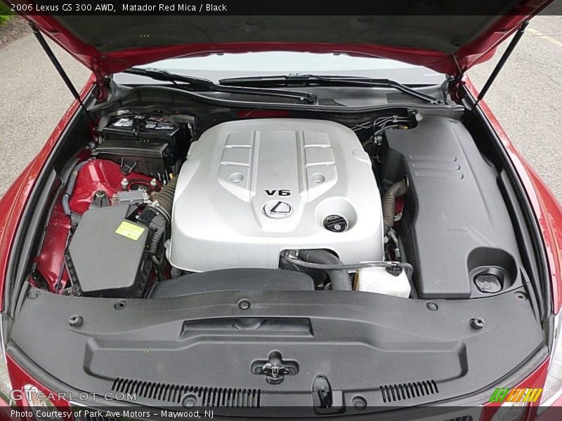 Matador Red Mica / Black 2006 Lexus GS 300 AWD