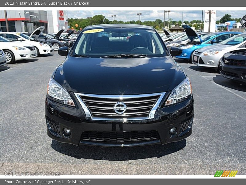 Super Black / Charcoal 2013 Nissan Sentra SR
