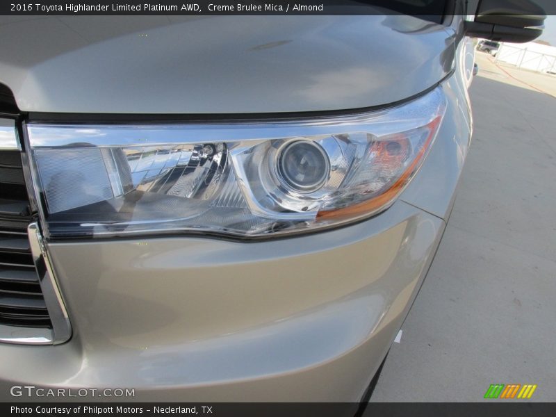 Creme Brulee Mica / Almond 2016 Toyota Highlander Limited Platinum AWD