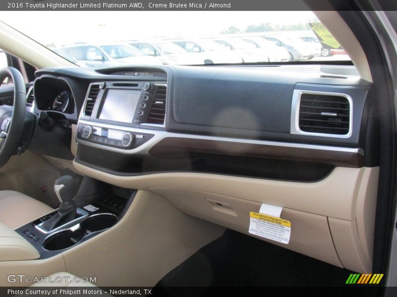 Creme Brulee Mica / Almond 2016 Toyota Highlander Limited Platinum AWD