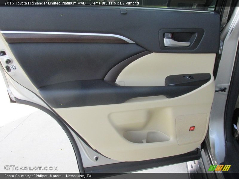 Creme Brulee Mica / Almond 2016 Toyota Highlander Limited Platinum AWD