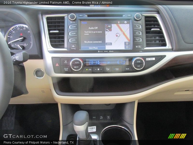 Creme Brulee Mica / Almond 2016 Toyota Highlander Limited Platinum AWD