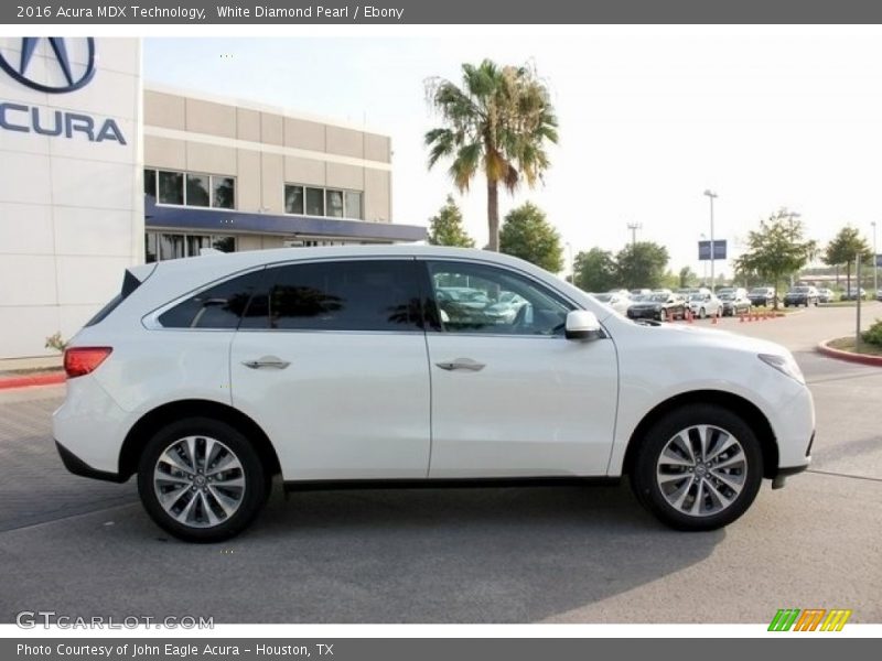 White Diamond Pearl / Ebony 2016 Acura MDX Technology