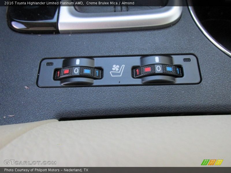 Creme Brulee Mica / Almond 2016 Toyota Highlander Limited Platinum AWD