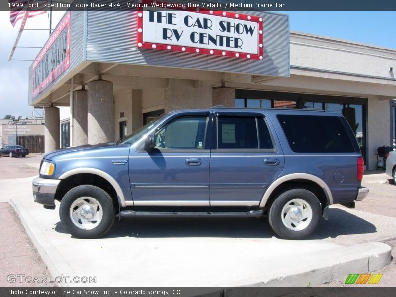 Medium Wedgewood Blue Metallic / Medium Prairie Tan 1999 Ford Expedition Eddie Bauer 4x4