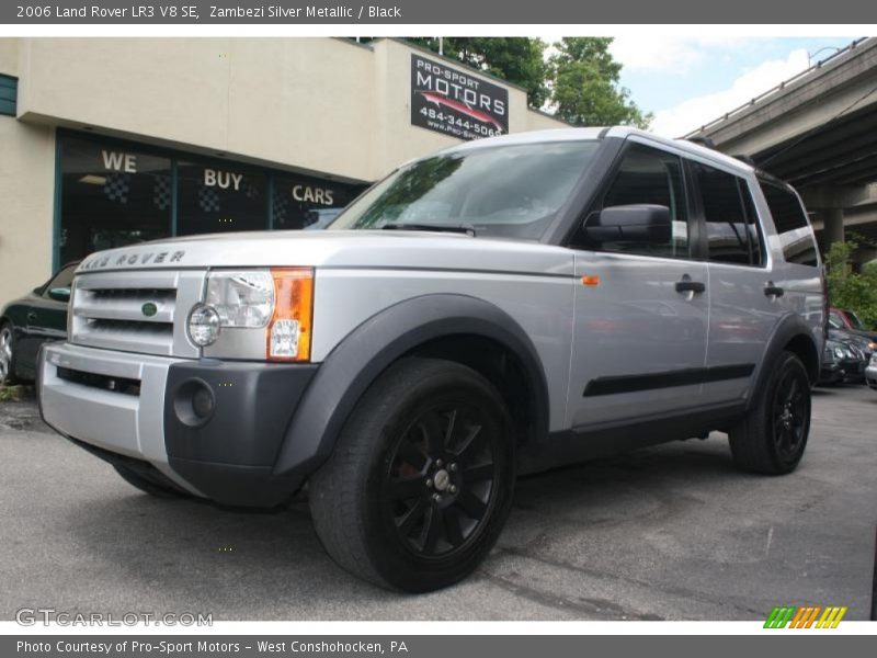 Zambezi Silver Metallic / Black 2006 Land Rover LR3 V8 SE