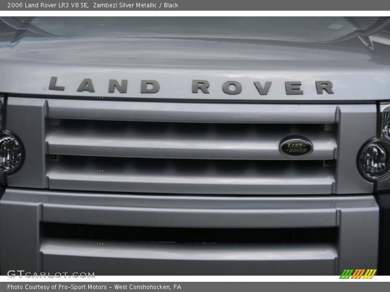 Zambezi Silver Metallic / Black 2006 Land Rover LR3 V8 SE