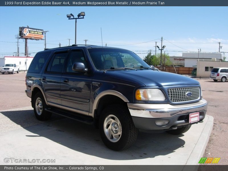 Medium Wedgewood Blue Metallic / Medium Prairie Tan 1999 Ford Expedition Eddie Bauer 4x4