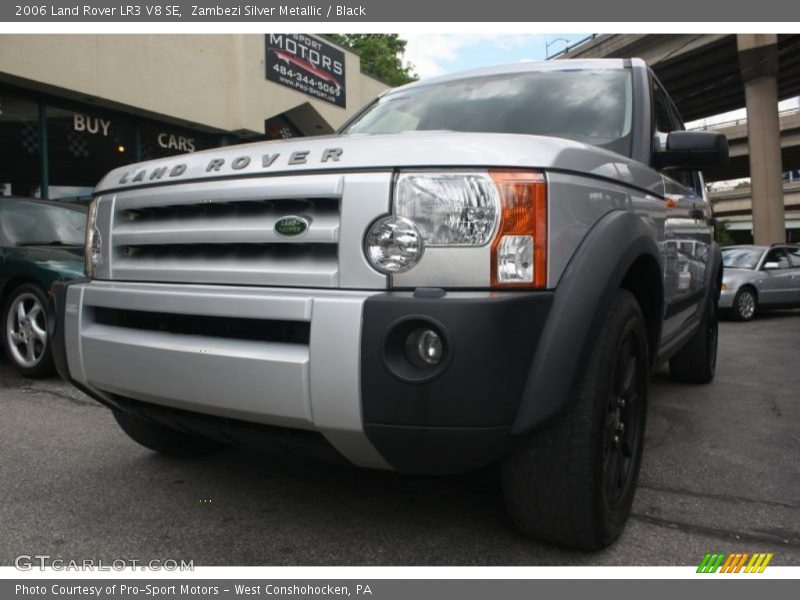 Zambezi Silver Metallic / Black 2006 Land Rover LR3 V8 SE