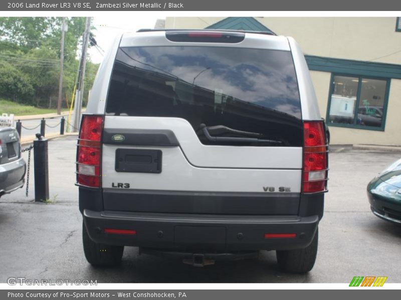 Zambezi Silver Metallic / Black 2006 Land Rover LR3 V8 SE