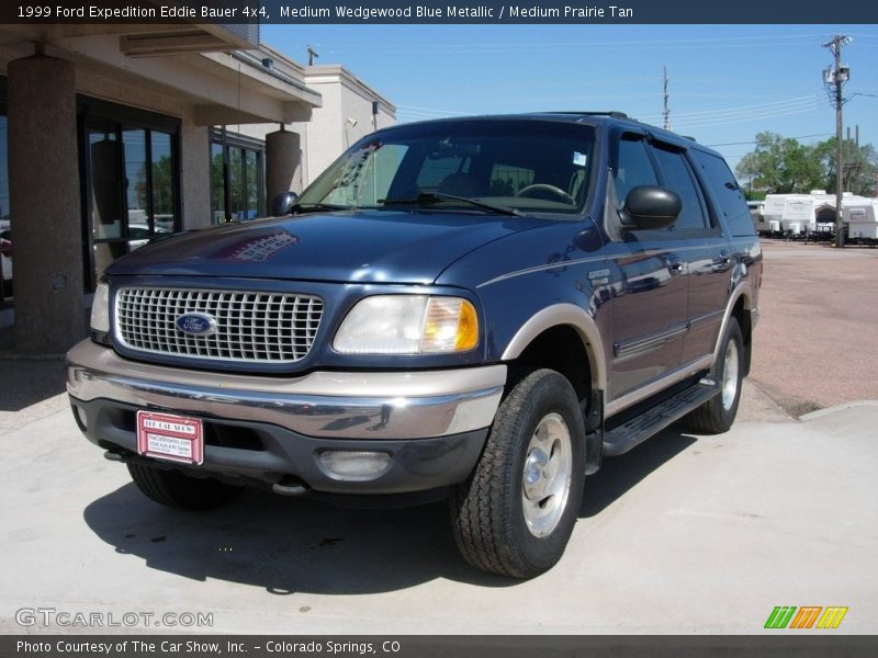 Medium Wedgewood Blue Metallic / Medium Prairie Tan 1999 Ford Expedition Eddie Bauer 4x4