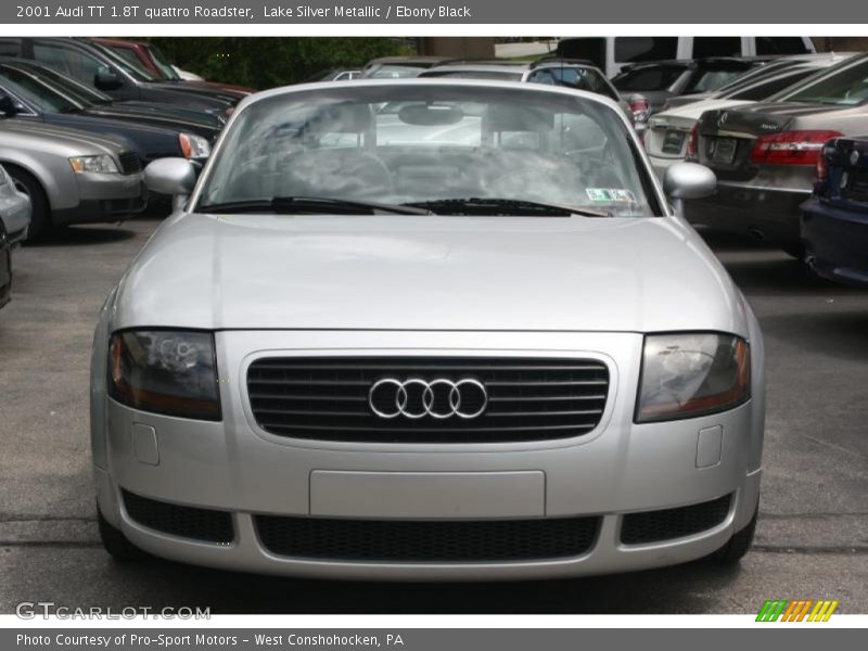 Lake Silver Metallic / Ebony Black 2001 Audi TT 1.8T quattro Roadster