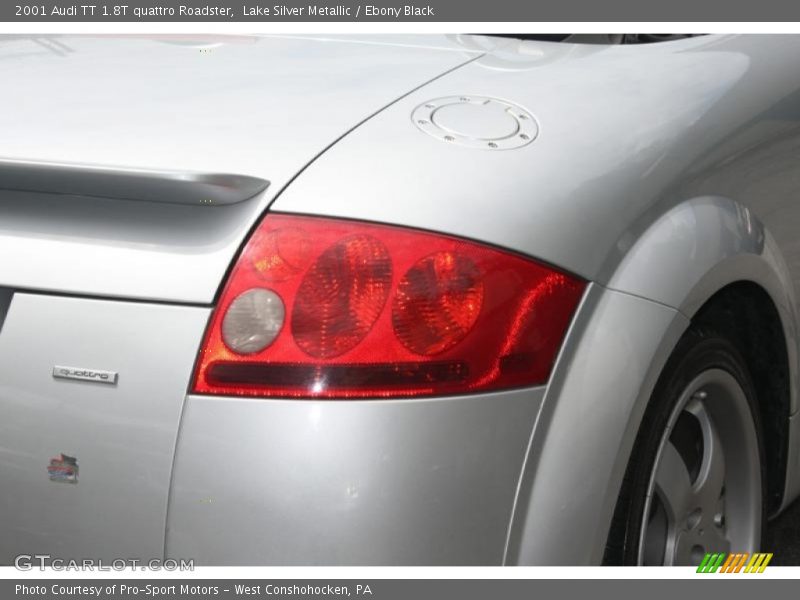 Lake Silver Metallic / Ebony Black 2001 Audi TT 1.8T quattro Roadster