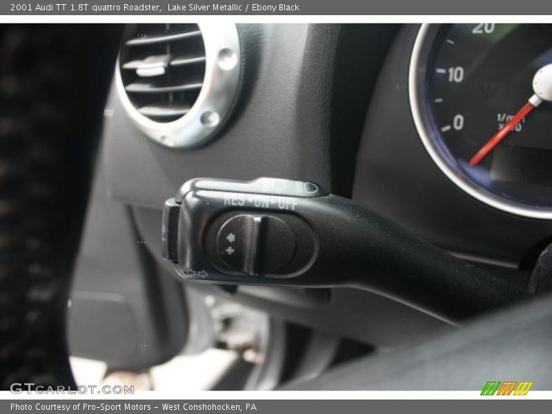 Lake Silver Metallic / Ebony Black 2001 Audi TT 1.8T quattro Roadster