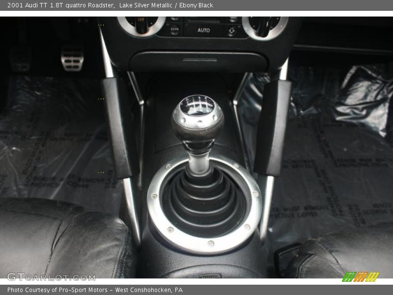 Lake Silver Metallic / Ebony Black 2001 Audi TT 1.8T quattro Roadster