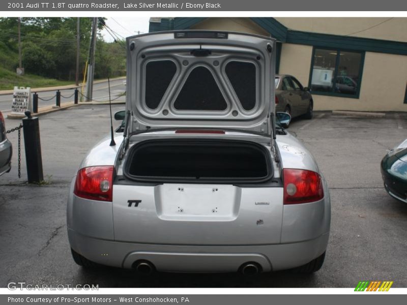 Lake Silver Metallic / Ebony Black 2001 Audi TT 1.8T quattro Roadster