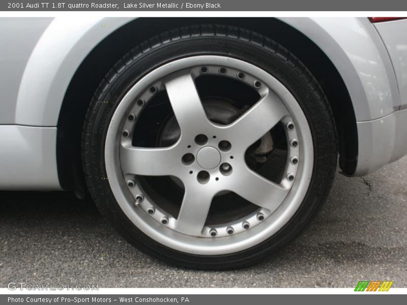 Lake Silver Metallic / Ebony Black 2001 Audi TT 1.8T quattro Roadster
