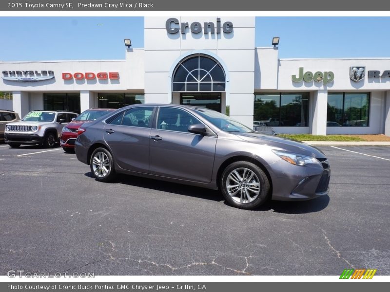 Predawn Gray Mica / Black 2015 Toyota Camry SE