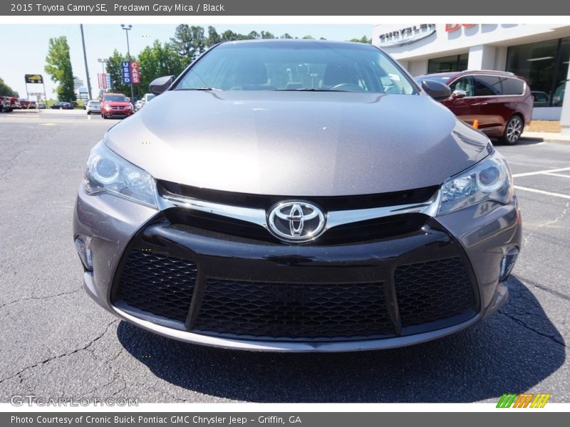 Predawn Gray Mica / Black 2015 Toyota Camry SE